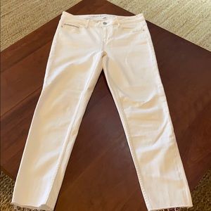 Calvin Klein white jeans